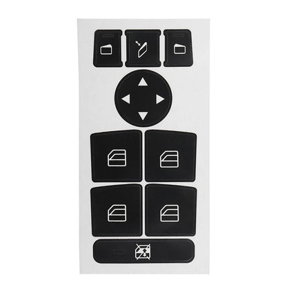 PVC Front Switch Knob Repair Sticker for Mercedes-Benz W204 (2007–2014)