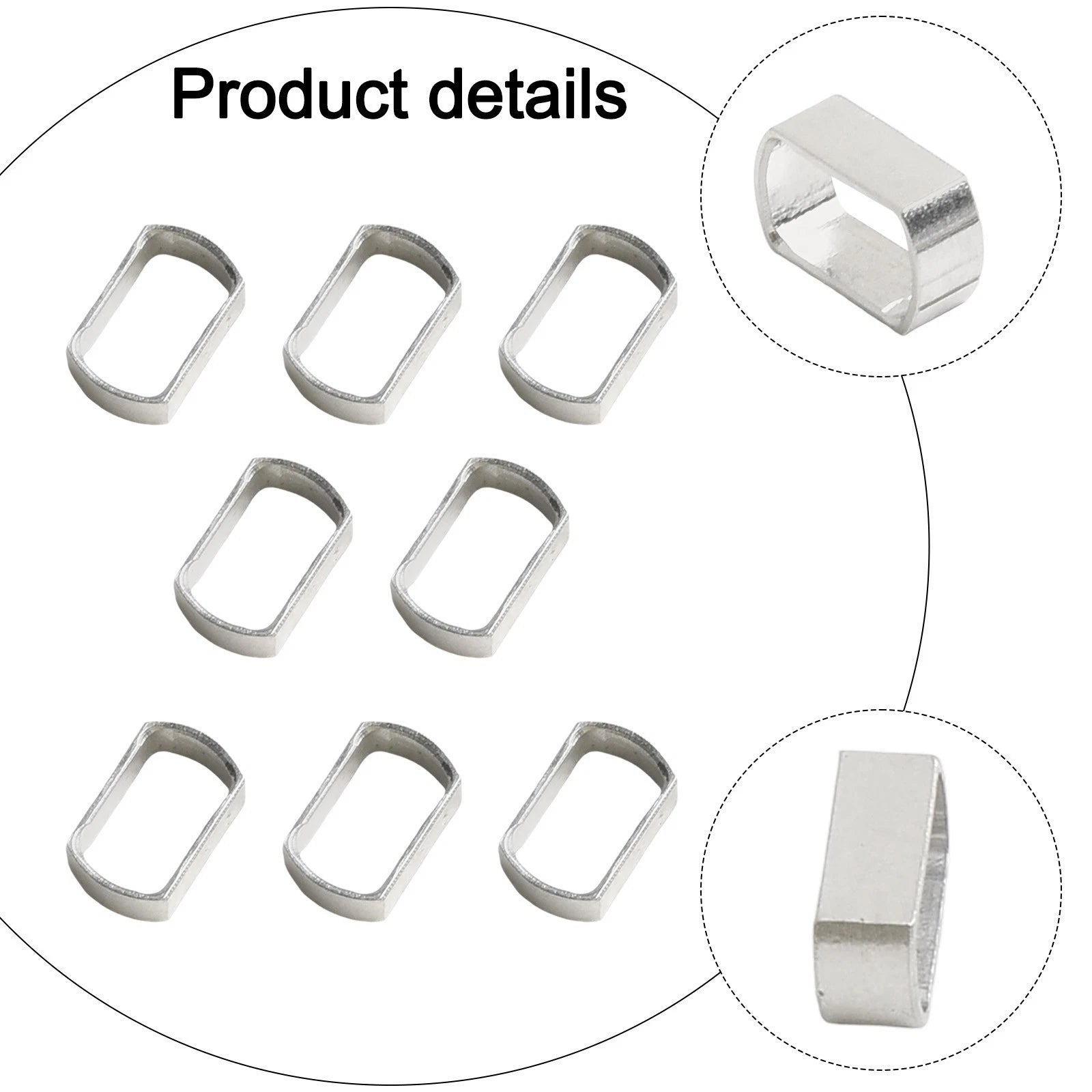 Set of 8 Fishing Reel Handle Adapters for Customization