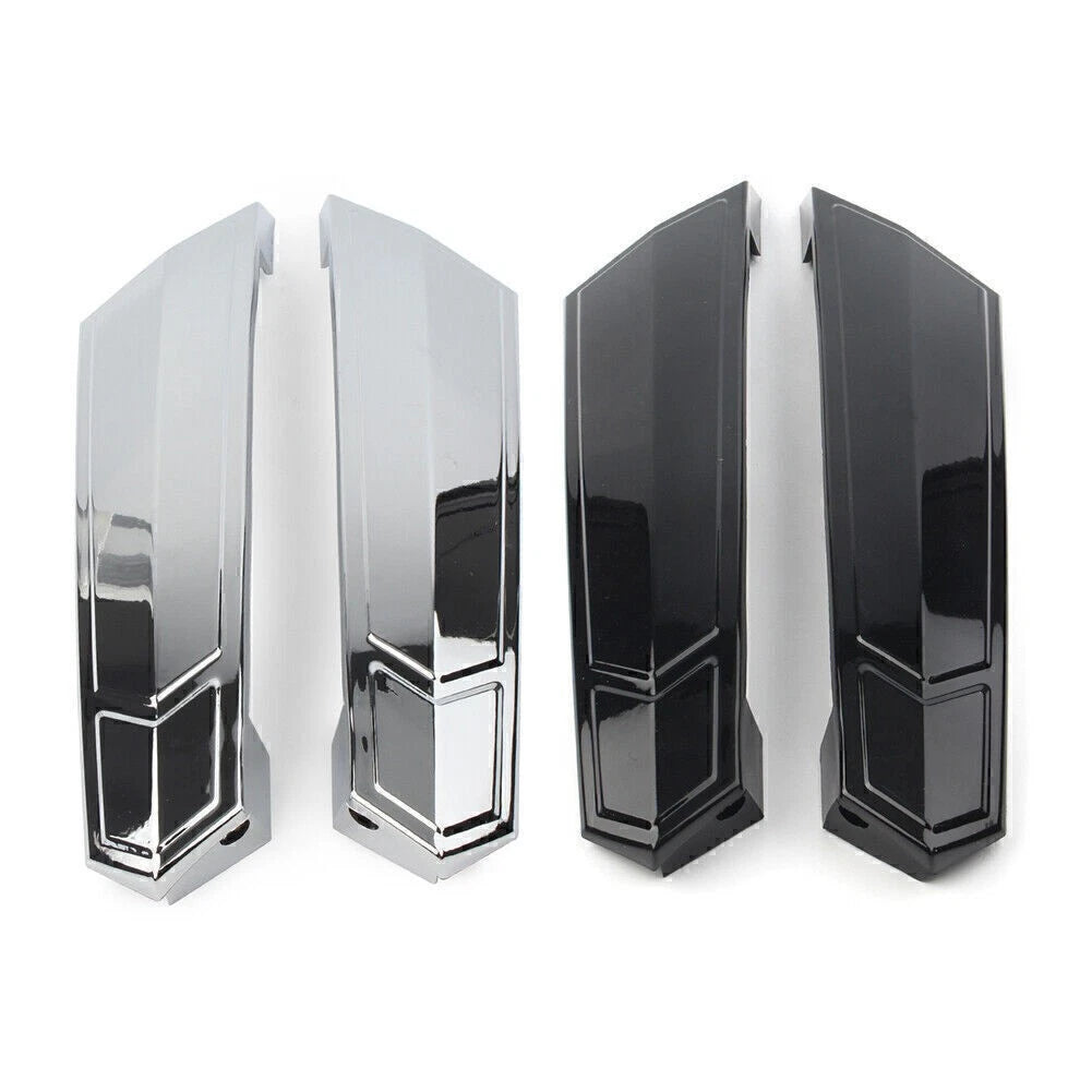 Saddlebag Hinge Covers for Victory Cross Country (2010–2017) Black/Chrome