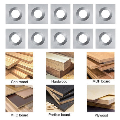 Square Carbide Inserts 12x12mm for Woodworking Indexable Cutters