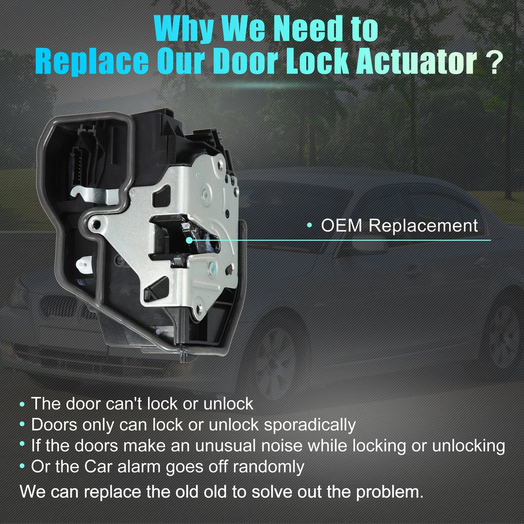 Front Left Side Door Lock Actuator Motor for BMW E60 E65 E70 E90