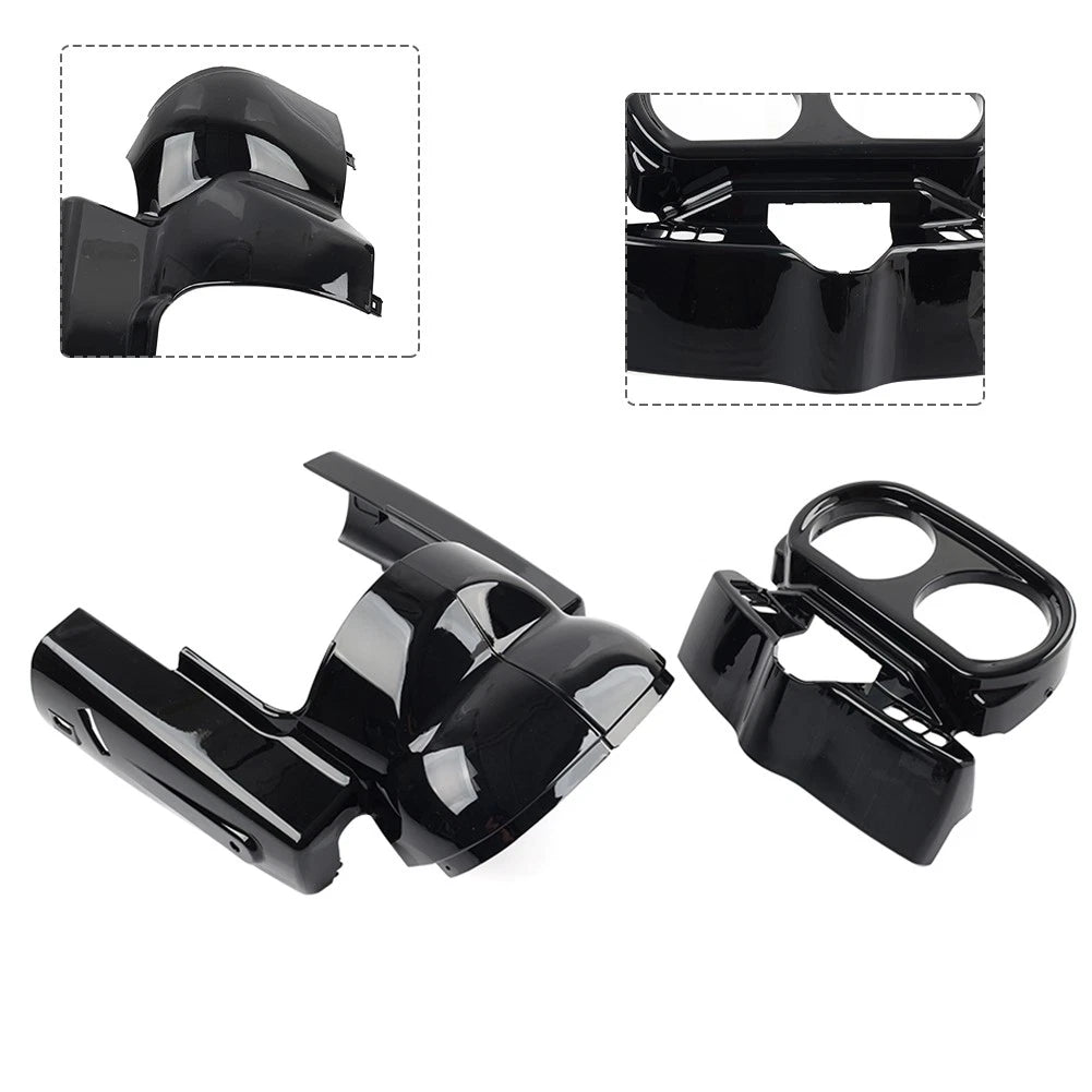Instrument Housing Set Vivid Black for Harley Road Glide (2015–2023)