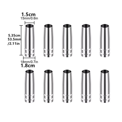 10X Conical Nozzle for MB 15AK MIG MAG CO2 Welding Torch (DIY)