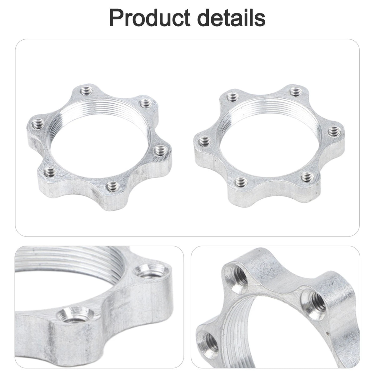 Flange Threaded Hubs Adapter for Disc Brake Rotor