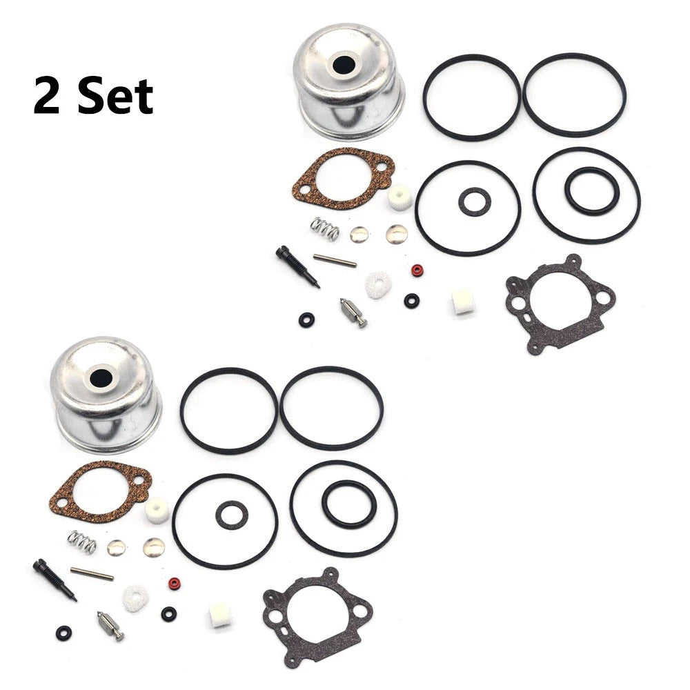 Set of 2 Carburetor Float Bowl Repair Kit for B&S 498260 492495 796611 493640