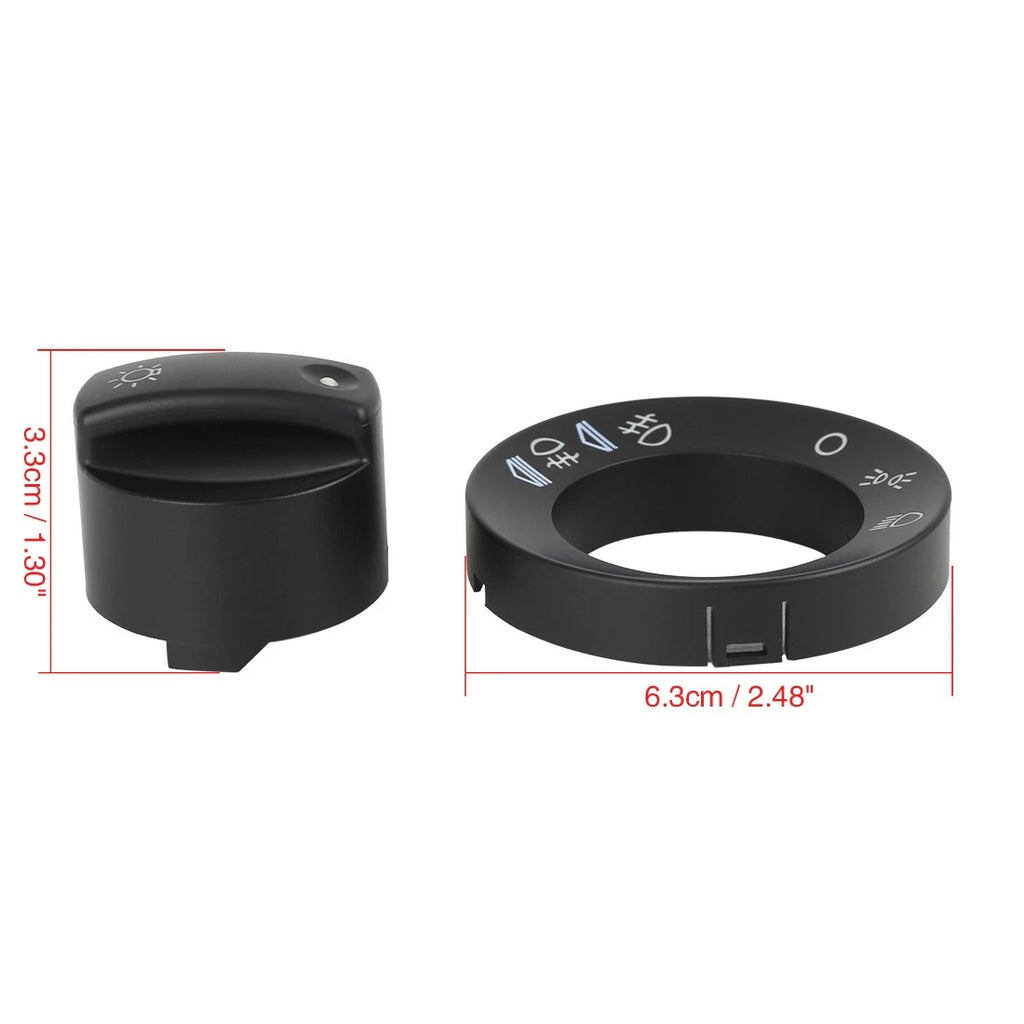 Headlight Fog Light Control Switch Cover Repair Kit for Audi A4 (2000–2006) 8E094153A
