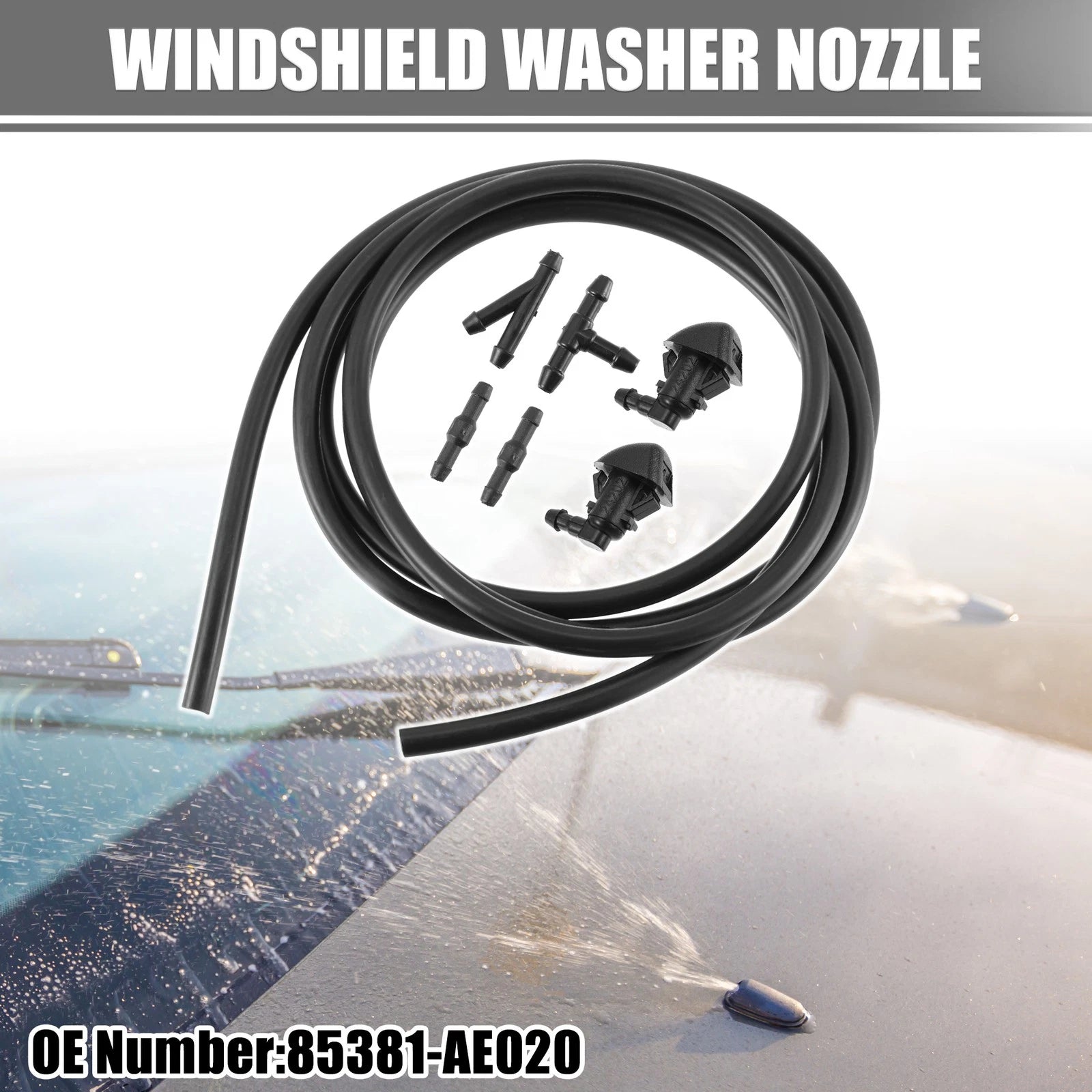 Windshield Washer Nozzle Set for Toyota Sienna (2004–2010)
