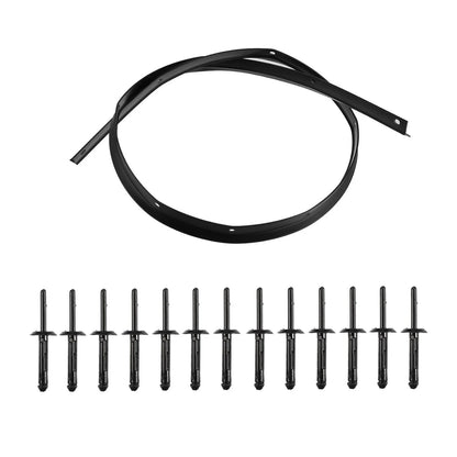 Front Bumper Hood Seal & Rivets Kit for Dodge Challenger (2008–2022)