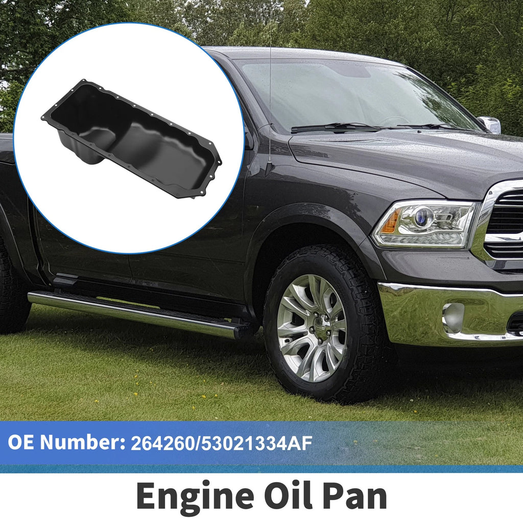 Engine Oil Pan Replacement Aluminum for Dodge Ram 1500 (2003–2010)