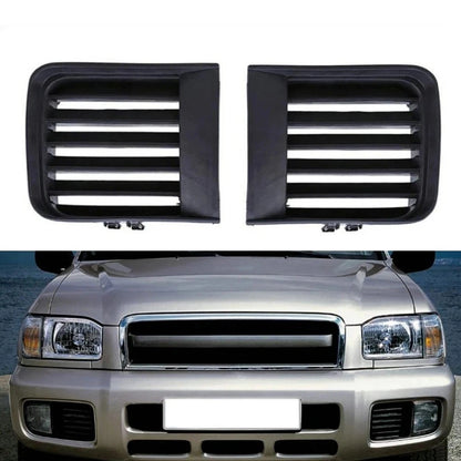 Pair Front Bumper Fog Light Grill Cover for Nissan Pathfinder (1999–2004)
