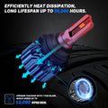 2X NOVSIGHT 9007 HB5 LED Headlight Bulbs Conversion Kit 6500K for