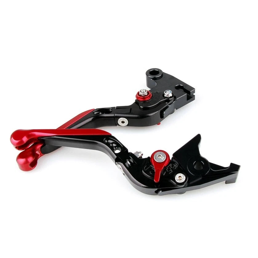 Adjustable Brake Clutch Levers for BMW C650GT, KYMCO Xciting 250 300 400 (2012–2023) Red