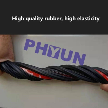 10M L-shaped Double-layer Rubber Sealing Strip for Front and Rear Doors
