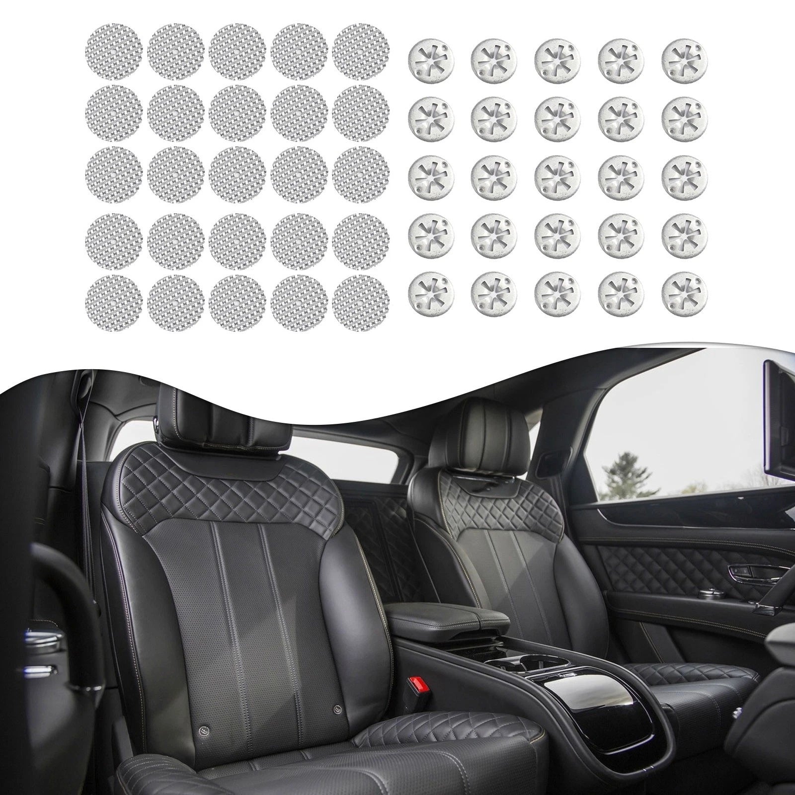 50 pcs Heat Shield Repair Kit for Multiple Vehicle Models
