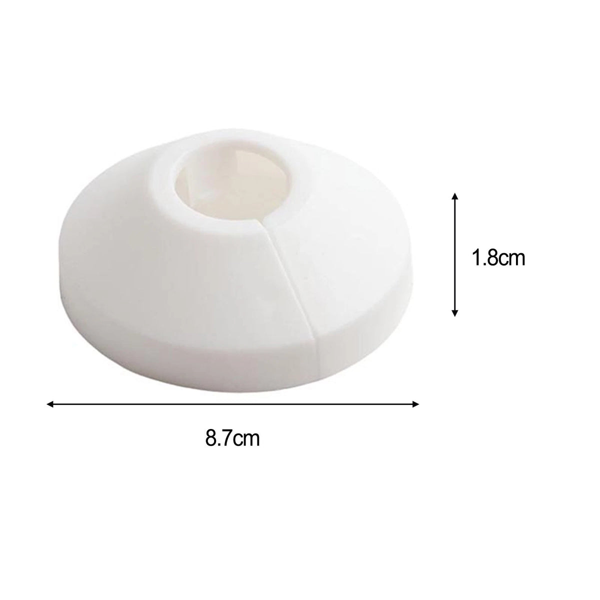 10 Pack Pipe Decorative Covers for PVC50 DN40 Tubes