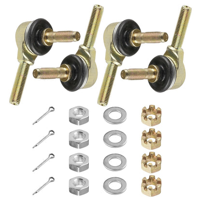 2 Sets Tie Rod End Kit Replacement for Suzuki LT250 Quadrunner 250 (1985–1986)