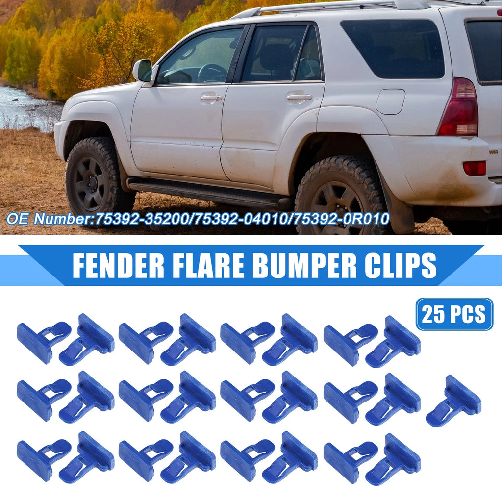 25 Pcs Fender Flare Bumper Clips Replacement for Toyota Avalon (2013–2021)