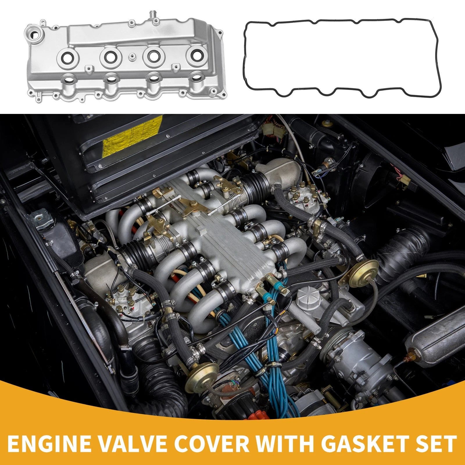 Engine Valve Cover with Gasket Replacement for Toyota 4Runner (2003–2006)