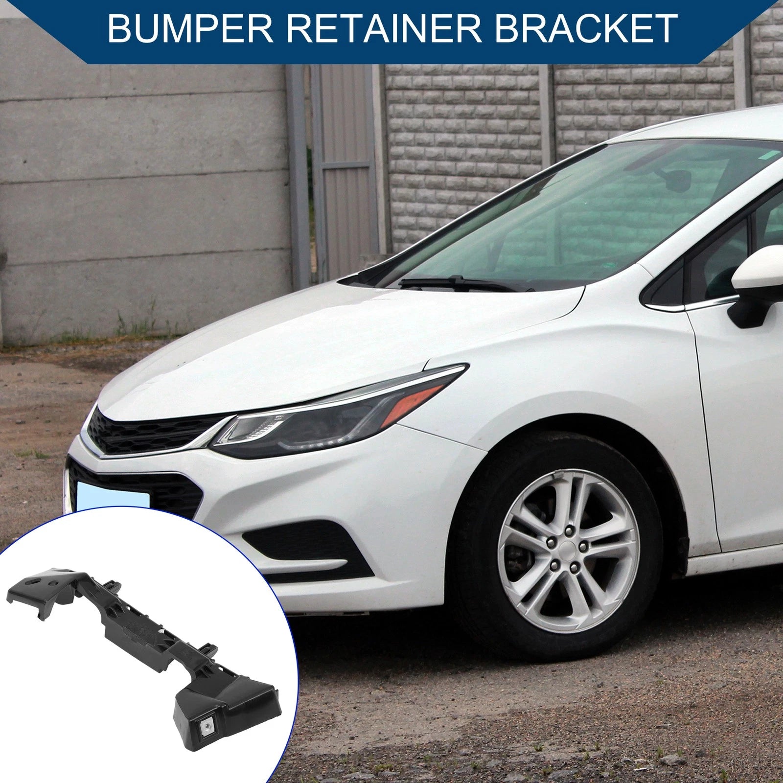 Right Front Bumper Support Bracket Replacement for Chevrolet Cruze (2009–2015)