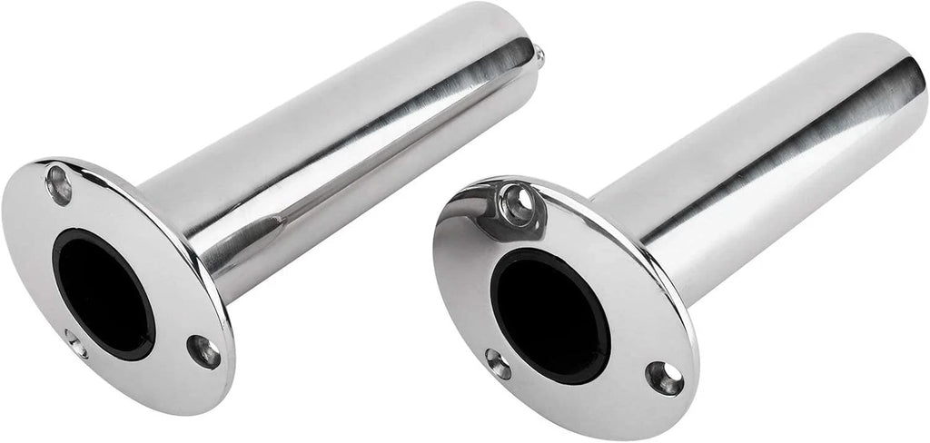 4 Pack Fishing Rod Holders for Boat (90 Degree, Stainless Steel 316)