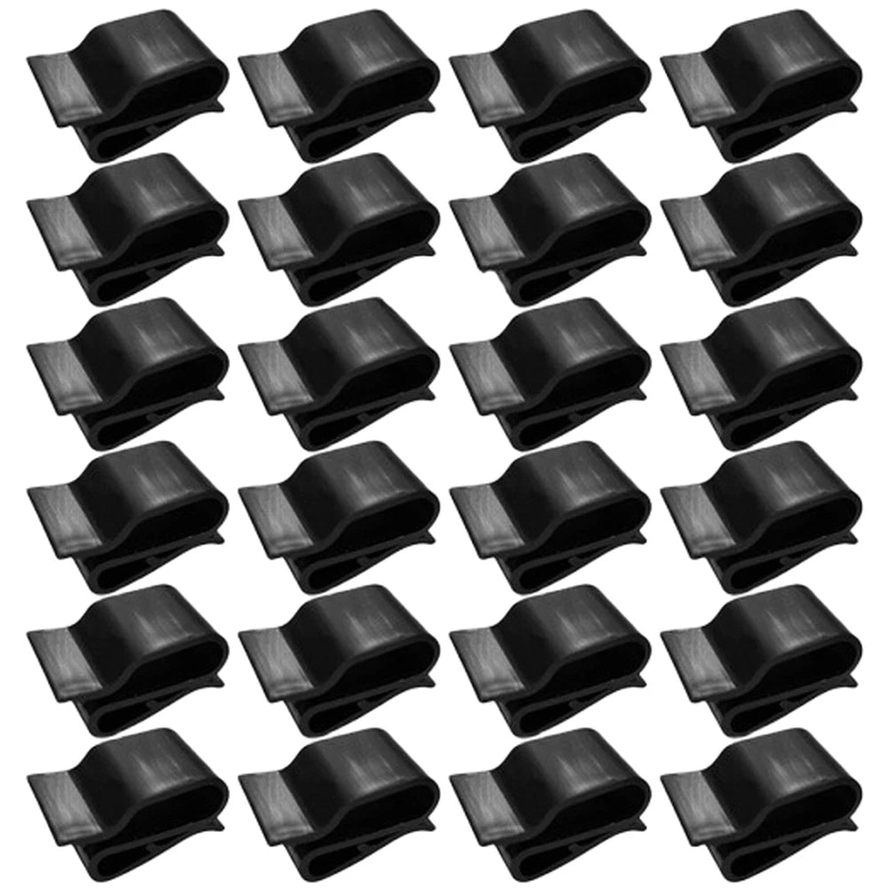 Plastic Cable Mounting Clip for Solar Panel PV Wire (0.98 in x 0.5 in)
