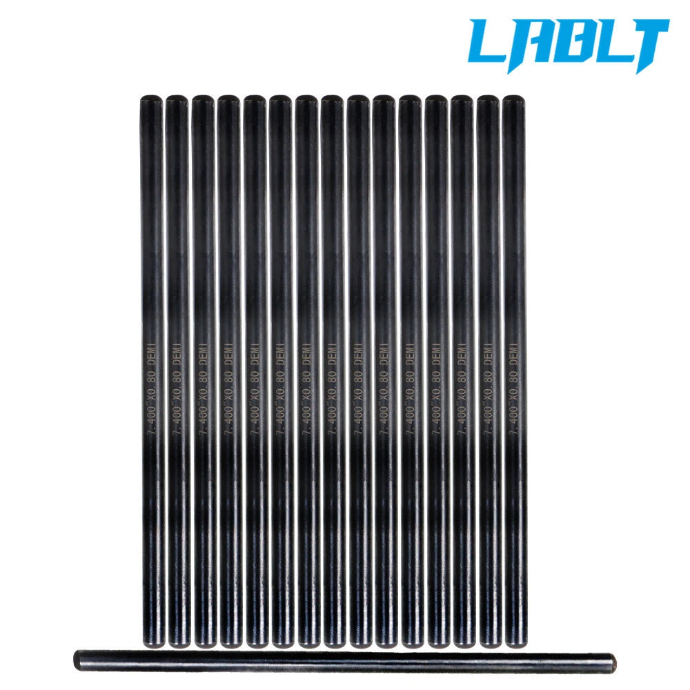 16PCS Pushrods for GM LS LS1 LS3 4.8L 5.3L 5.7L 6.0L (Hardened 7.400")