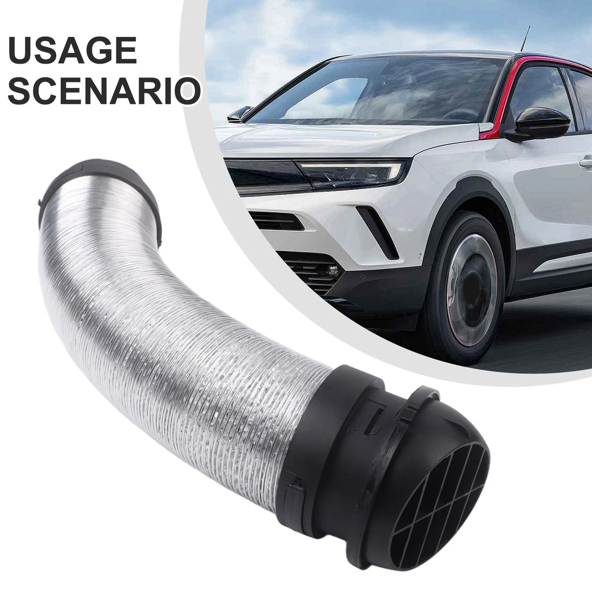 75mm Exhaust Duct for Automotive Use (Easy Installation)