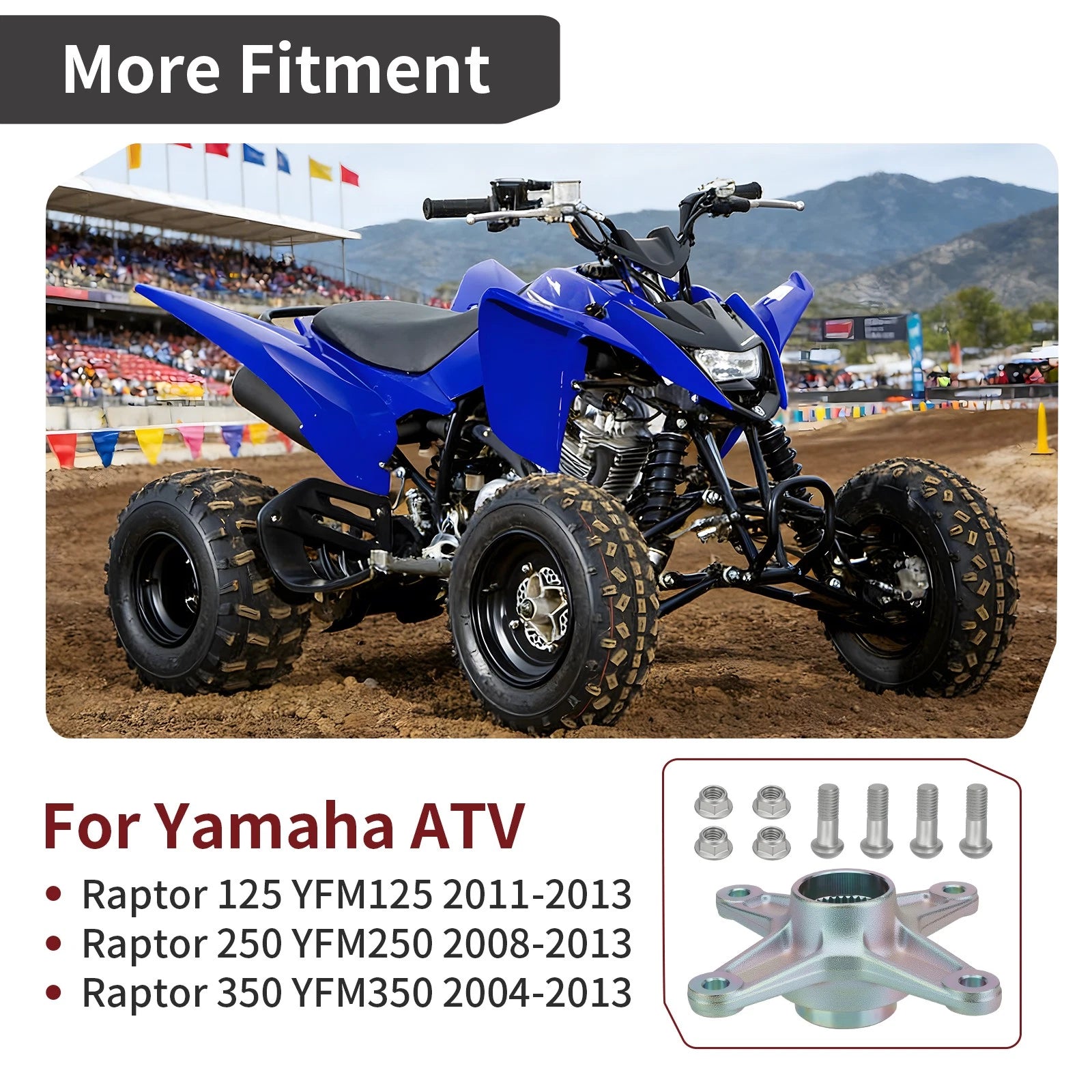 Rear Axle Sprocket Hub Collar for Yamaha Raptor 125 250 350 (2001–2019) 5YT-25386-00-00