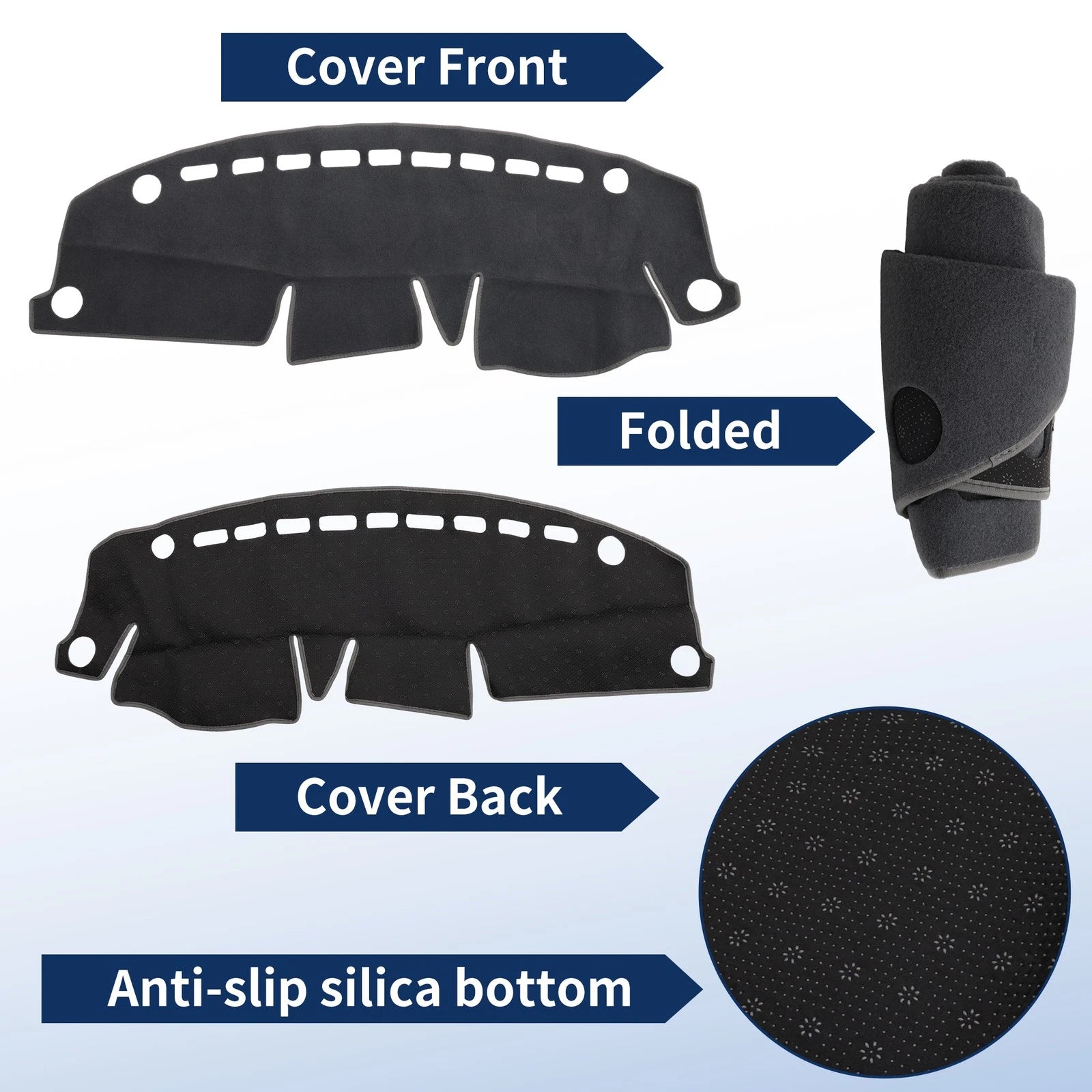 Dash Cover for Suzuki Swift (2026) Without HUD, Gray