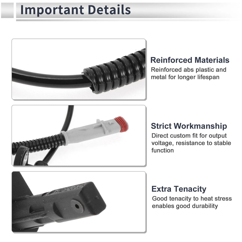 ABS Wheel Speed Sensor for Buick Cascada (2016–2019) Front Left/Right
