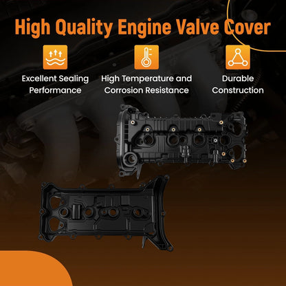 Black Engine Valve Cover for Nissan Kicks/Versa 1.6L (2017–2023) 132645RB2A