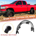 7 Pc Ignition Coil Spark Plug Wire Set Replacement for Dodge Dakota (1999–2003)