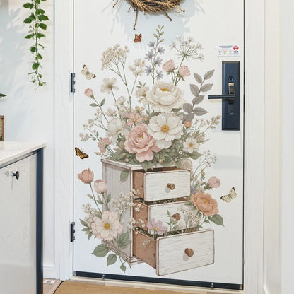 Large Removable Rose Flower Wall Decal for Home Decor (No Year Range)