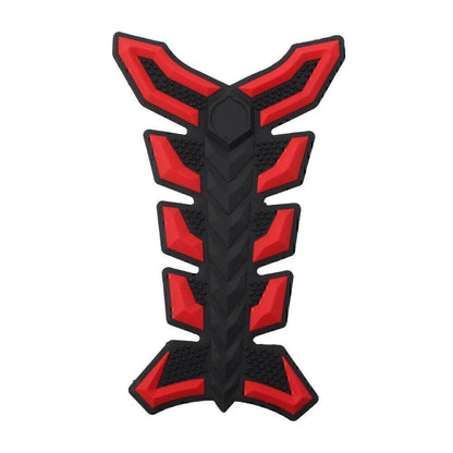 Universal Motorcycle Fuel Oil Tank Pad Fish Bone 3D Decal Protector