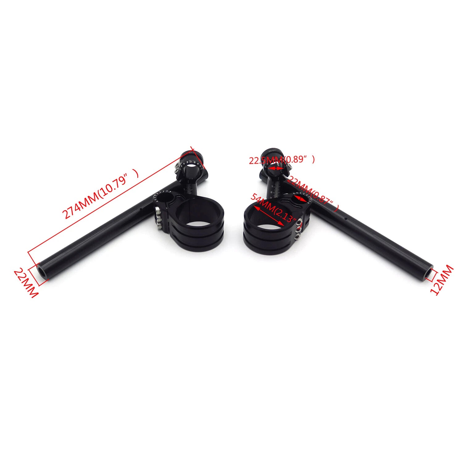 CNC Riser Clip & Adjustable Height Handlebar for BMW R Nine T (2014–2019)