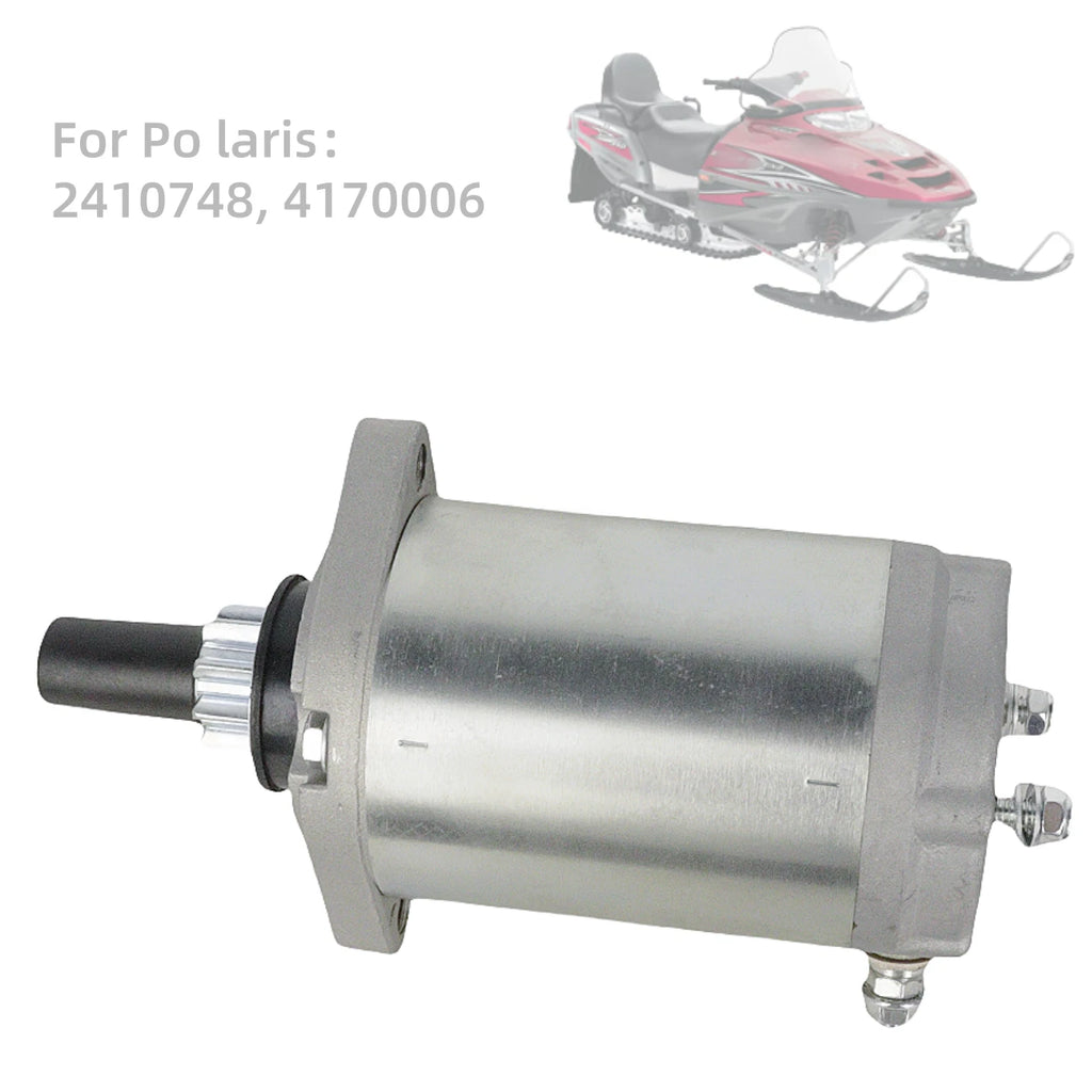Starter Motor & Relay for Polaris Classic Touring (1996–2000) 2410748 4170006