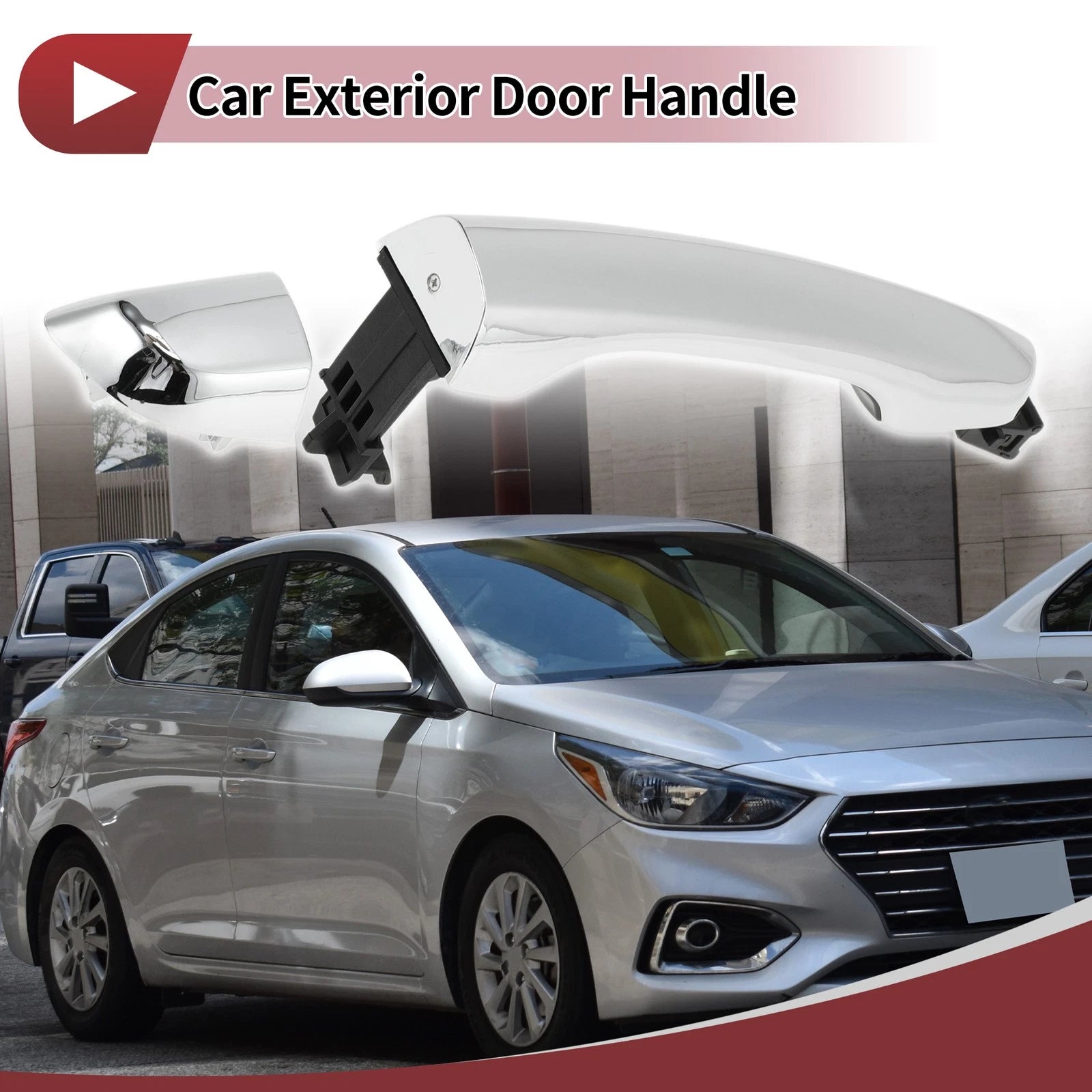 Car Door Handle Grip Replacement for Hyundai Elantra Sedan Right (2011–2020)