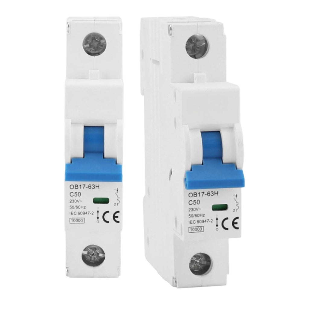 Miniature Circuit Breaker for 230V 400V AC Systems (C Curve)