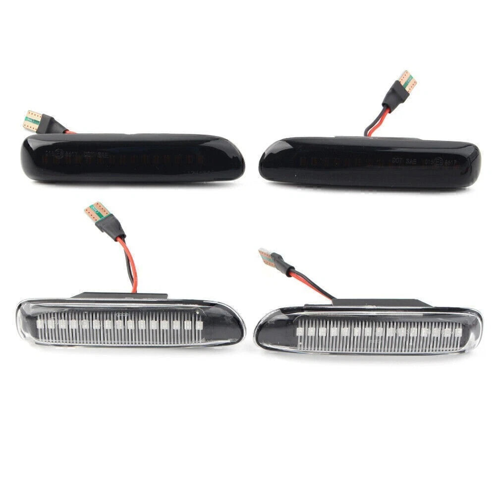 Amber LED Sequential Side Marker Turn Signal Light for BMW 3 Series (1998–2006)