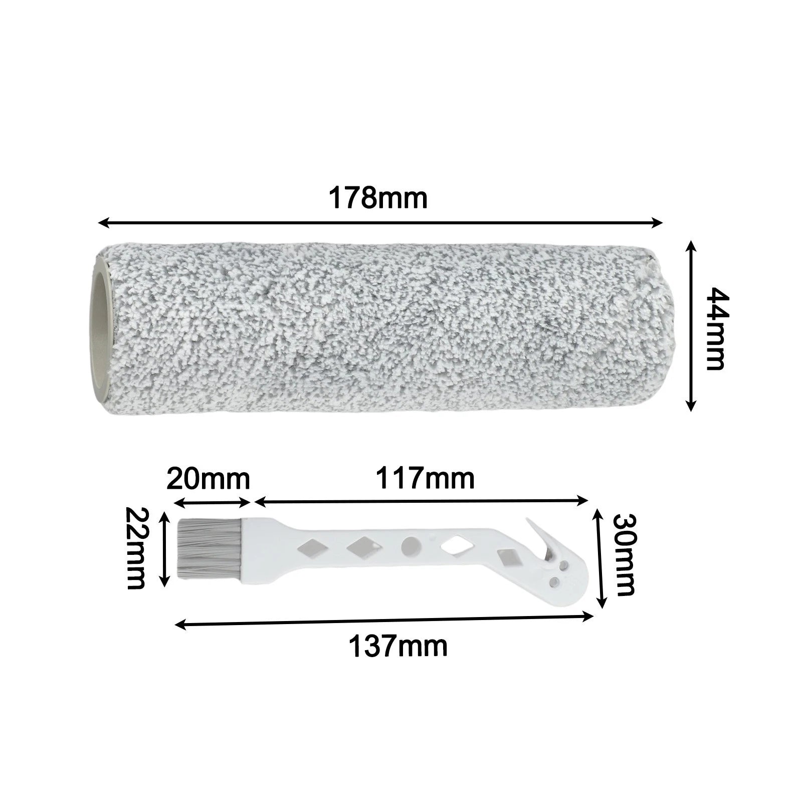 Replacement Roller Cloths for ECOVACS DEEBOT X8 X9 Pro (2021–2023)