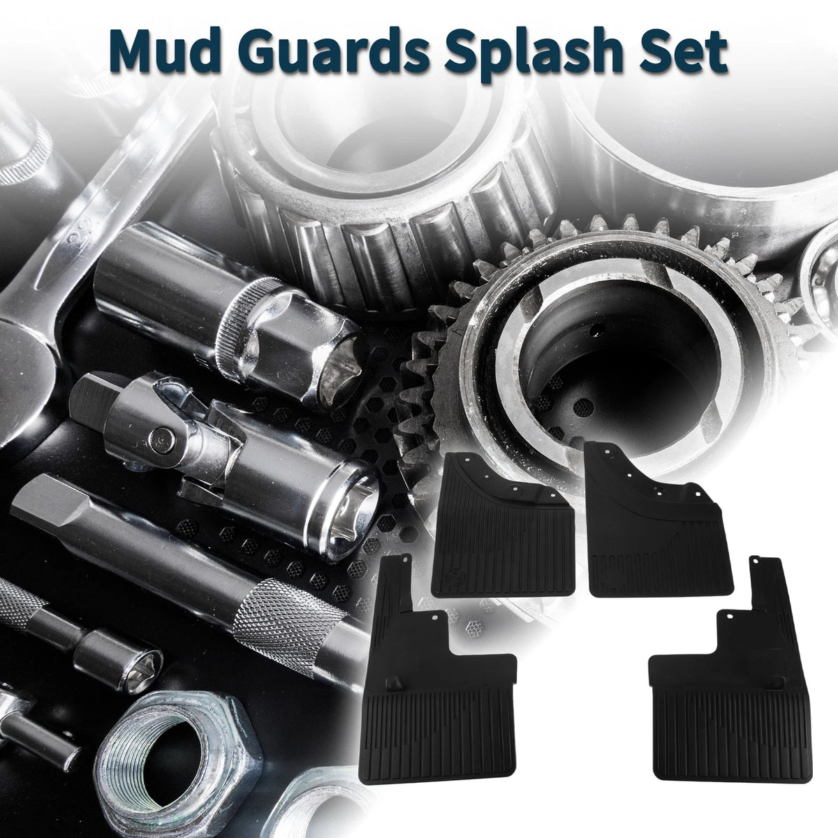 Set of 4 Mud Flaps Splash Guards for Mercedes-Benz G Class (2019–2023)