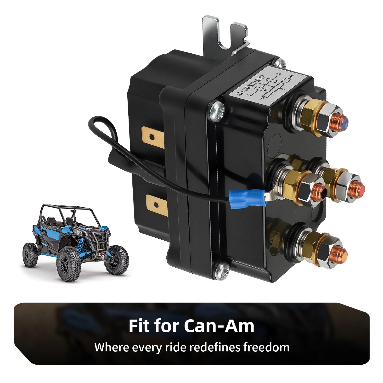 Electrical System Solenoid 710006991 for Can-Am Traxter Defender MAX PRO HD10 (2017–2023)