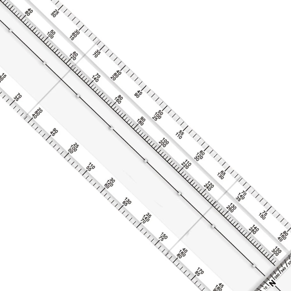 CNP-3 Slide Rule for Air Navigation Distance Angle Conversion (38.1x7cm)