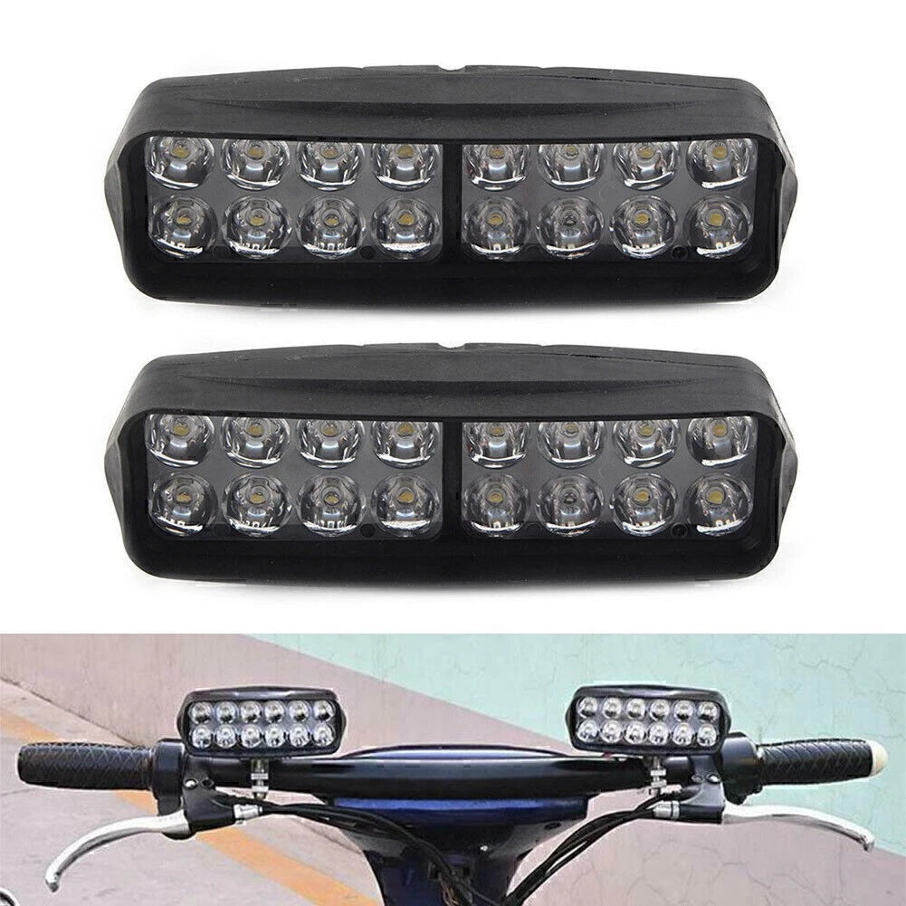 2X 16-LED Headlight Bulbs for UTV ATV (Universal)