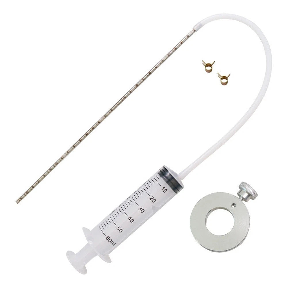 Fork Oil Maintenance Tool for Motorcycle (60ml Dispenser, 30cm Ruler)