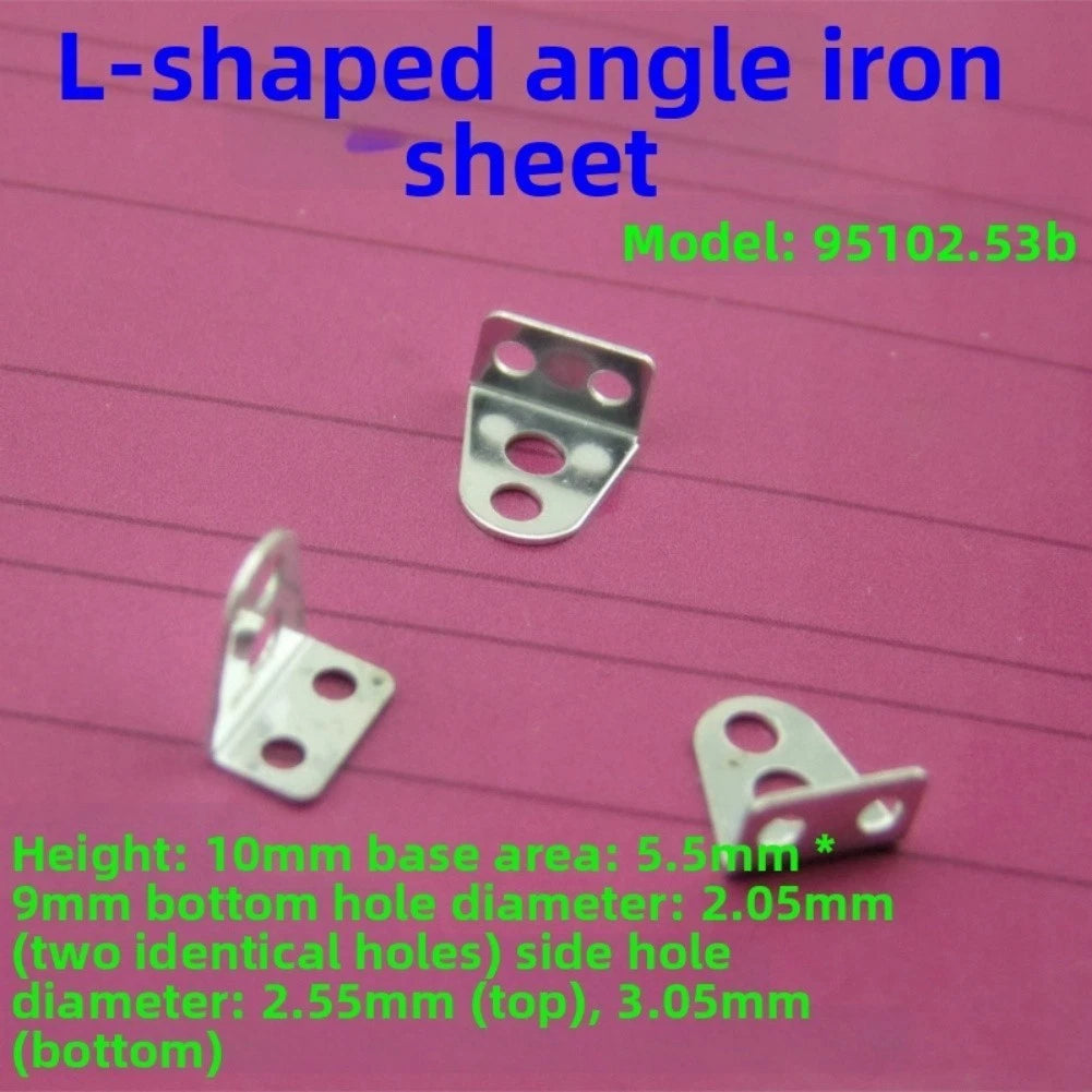 40Pcs L Shape Axle Brackets for Model Cars (DIY Use)