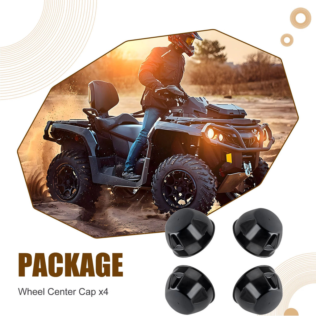 4X Wheel Center Cap 5GT-2512A-00-00 for Yamaha Grizzly Bruin Kodiak 350-450