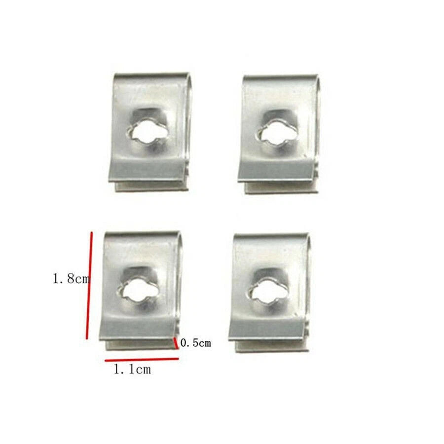 40 Pcs Car Bumper Body Panel Trim Retainer Clips Screws for