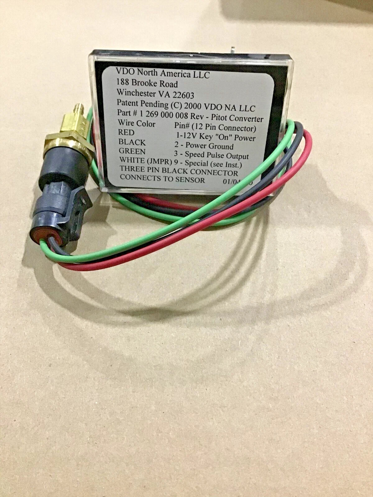 Pitot Tube Module Speedo Converter for Maxum 1696266 (Used)
