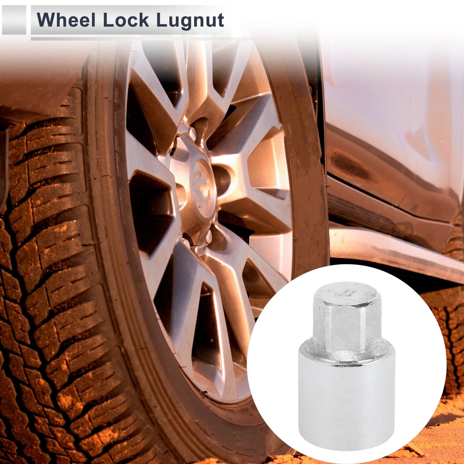 Type H Wheel Lock Lugnut Antitheft Screw Nut Removal Key Socket for Toyota